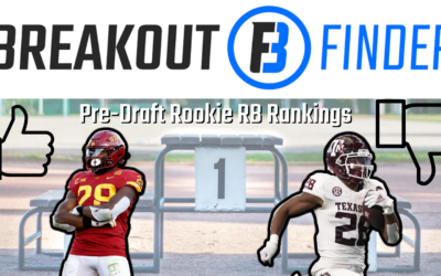 Pre-Draft Rookie Running Back Rankings